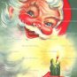 9 x Vintage Christmas Santa Gift Tag / Images .. Candle Party Holly