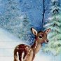 4 x Vintage Style Deer Images #2 .. Craft .. Cards .. Scrapbook .. Christmas