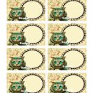 8 x Alice in Wonderland Gift Tags / Images #2 .. Cheshire Cat