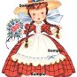 9 x Vintage Little Girl Image #3 .. Use for Cards .. Scrapbooking .. Craft