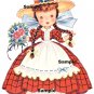 9 x Vintage Little Girl Image #3 .. Use for Cards .. Scrapbooking .. Craft