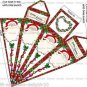2 x Christmas Santa #1 .. Cone / Icicle Gift / Treat Box .. Smaller size