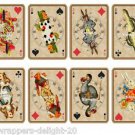 8 x Alice In Wonderland Gift Tags / Images ... Topsy Turvy