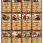 12 x Christmas Gift Tags / Images .. " SPECIAL DELIVERY From SANTA CLAUS "
