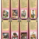 8 x Alice in Wonderland Bookmarks / Images #1