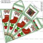 1 x Christmas Mouse in Stocking .. Cone / Icicle Gift / Treat Box .. Party..Gift