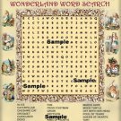 6 x Alice in Wonderland Game ... Word Search ... Party .. Wedding .. Birthday