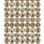 70 x Round 1 inch Bottle Cap Images #1 .. Alice in Wonderland - Jewellery - Bows