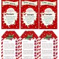 10 xSheets Christmas Gift Tags / Images #2 with Santa's Magic Key Verse..60 tags