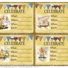 12 x Peter Rabbit Party Invitations .. Birthday .. Baby Shower