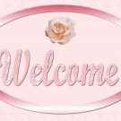 18 x Vintage Victorian Rose  Bunting / Banner Flags .. 250gsm Cardstock