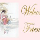 8 x Japanese Gift Tag / Images ... Geisha Dolls