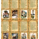 8 x Alice in Wonderland Bookmarks / Images