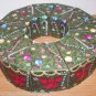 12 x Cake Slice Style Gift Box DIY .. Christmas Wreath Design