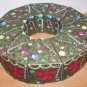 12 x Cake Slice Style Gift Box DIY .. Christmas Wreath Design