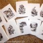 10 x Alice in Wonderland Note / Gift Cards ..each image is different