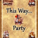 1 x Alice in Wonderland Signs / Images .. " This Way ... Party "