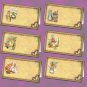 6 x Peter Rabbit Tent Style Place Name Food Card Gift Tags Baby Shower Birthday