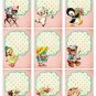 9 x Vintage Bird and Animal Gift Tags .. Craft .. Scrapbook