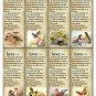 8 x Dictionary Definition " love " Vintage Art Bookmarks / Imagesâ
