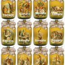 12 x Alice in Wonderland Bottle Shape Gift Tags / Images ... " Eat Me "