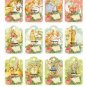 12 x Peter Rabbit Images Gift Tags / Images #4  .. Craft .. Baby Shower Birthday