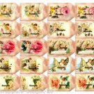 20 x Fairy Fairies Flower Floral Gift Tags / Images .. Small Size