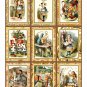 9 x Alice in Wonderland Gift Tags / Images
