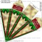 2 x " Merry Christmas " .. Bows .. Cone / Icicle Gift / Treat Box ..Small