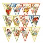Vintage Alphabet Bunting / Banner Flags .. 250gsm Cardstock