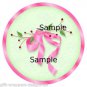12 x Christmas Cupcake Toppers / Gift Tags Bow & Berries .Non Edible..Cardstock