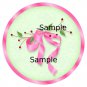 12 x Christmas Cupcake Toppers / Gift Tags Bow & Berries .Non Edible..Cardstock