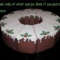 12 x Cake Slice Style Gift Box DIY..Christmas Fruit Cake