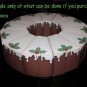12 x Cake Slice Style Gift Box DIY..Christmas Fruit Cake