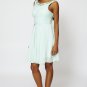 Draped Top with Beaded Detail Prom Dress