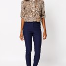 Navy Stretchy Slim Leg Trousers (RP 358875)