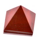 Finely Polished Red Jasper - (22-30MM) Set Of 5 Pyramids