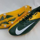 Nike Vapor Pro Low Football Cleats Yellow Green Bay Packers 544760-312 Size 16