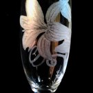 Wedding Glass Two Hand Engraved Champagne Flutes
