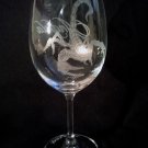 Engraved Personalized wineglass
