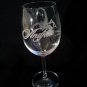 Engraved Personalized wineglass