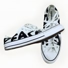 CHUCK TAYLOR CONVERSE ALL STAR PEACE SNEAKER SHOES SIZE 11