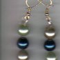 white and blue pearls