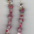 white with pink dots