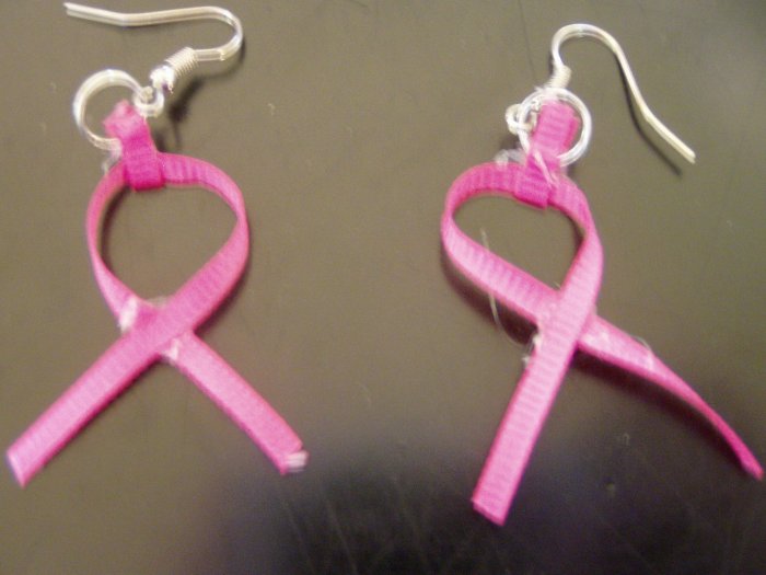 breast cancer earrings