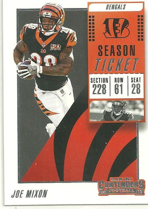 2018 Panini Contenders #80 Joe Mixon