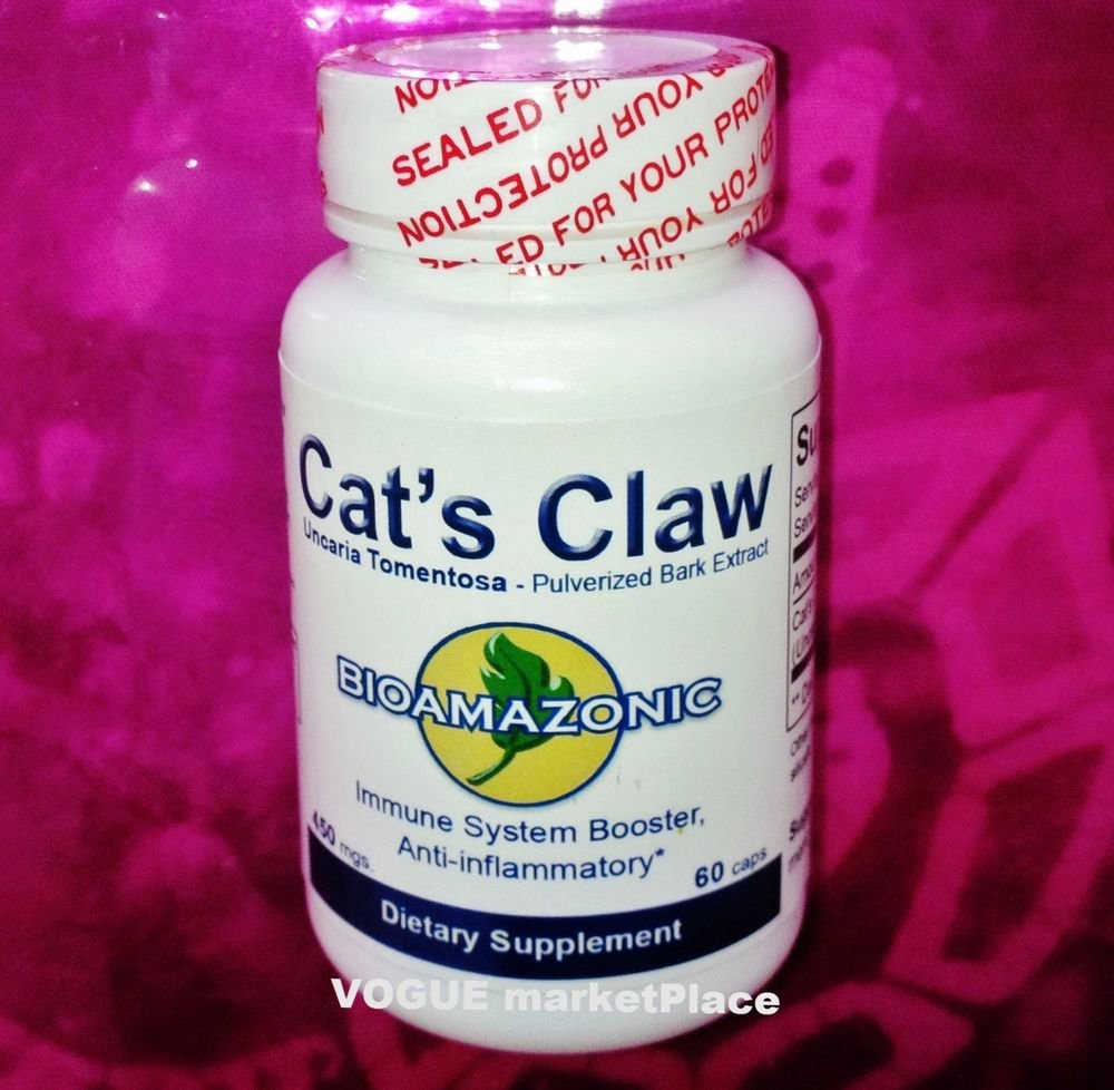 Cat's Claw HERB EXTRACT 60 CAPSULES kosher inflammation immune sys UNA
