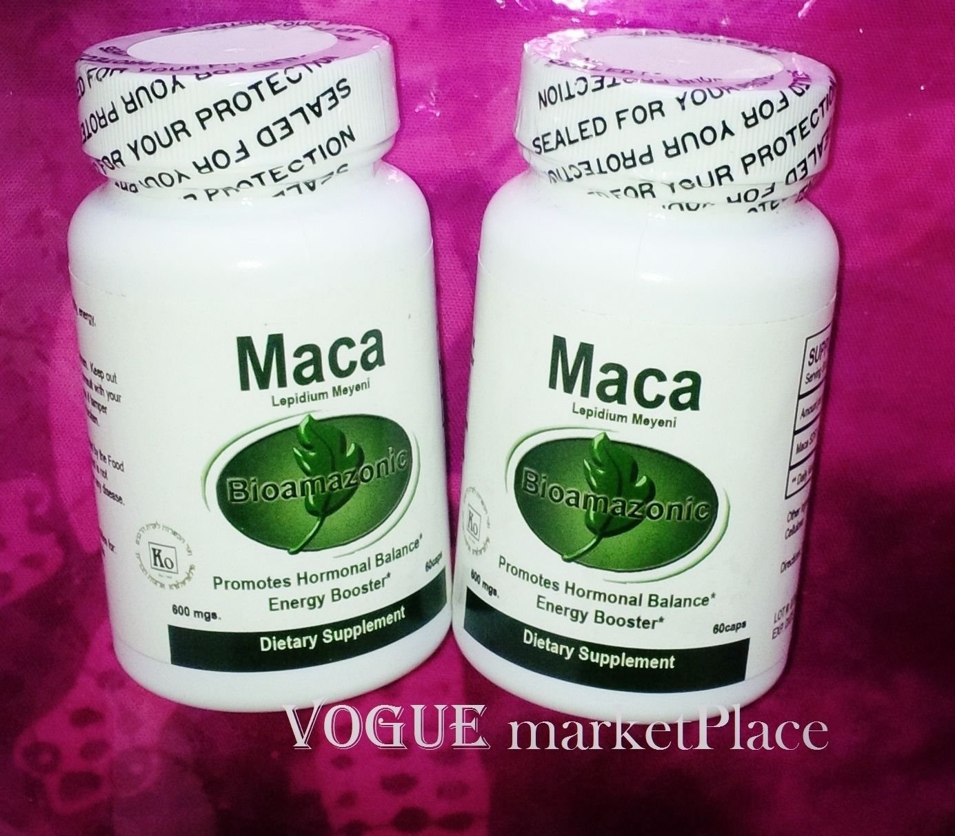 2 Maca Herb Root Sex Ability Fertility Energy Hormone 120 Capsules 2 Bottles 6141