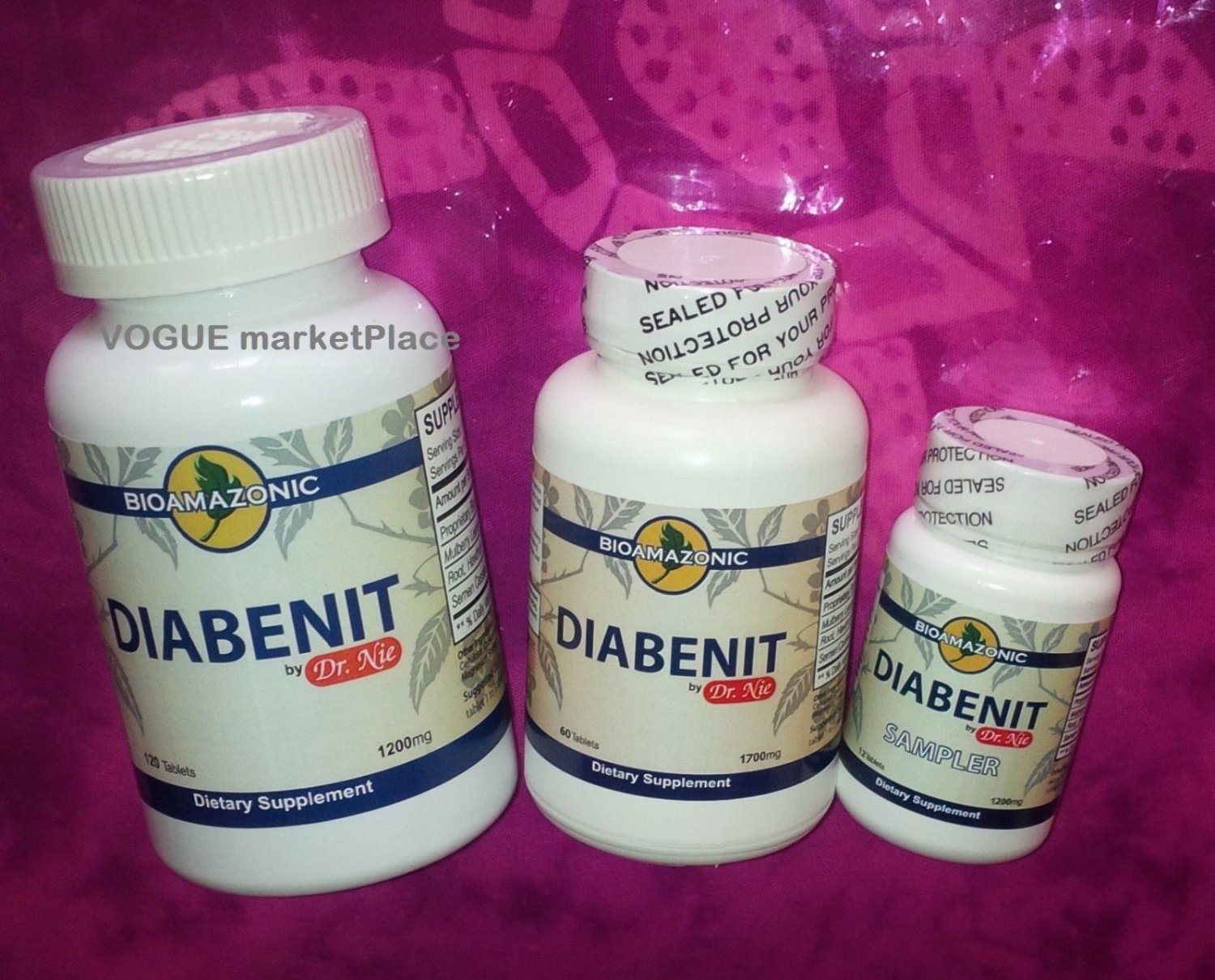 DIABENIT 60 TABLETS Bioamazonic DR NIE diabetes high blood pressure NATURAL HERB