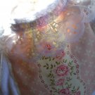Flowers and Lace Bib